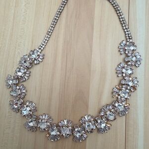 Elegant Crystal Flower Necklace